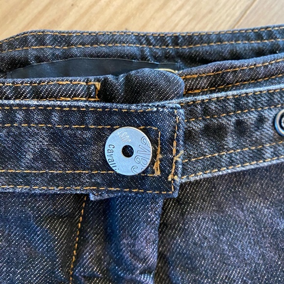 NWT Just Cavalli wide leg bell bottoms jeans by Roberto Cavalli sz 42 NEW 30” - Picture 7 of 12